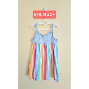 GUC+ Little Bird Rainbow Dress, Sz 5/6